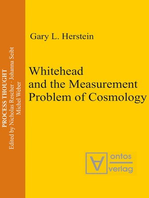cover image of Whitehead and the Measurement Problem of Cosmology